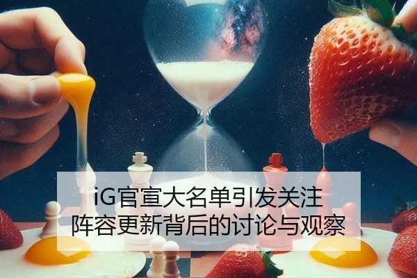 iG官宣大名单引发关注 阵容更新背后的讨论与观察